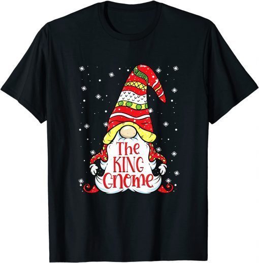 Classic King Gnome Family Matching Christmas Funny Gift Pajama T-Shirt