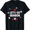 Official Let's Go Brandon Trump Joe Biden conservative anti liberal T-Shirt