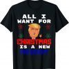 All I Want For Christmas Is A New President Gingerbread T-Shirt