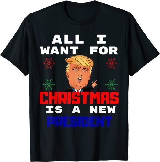 All I Want For Christmas Is A New President Gingerbread T-Shirt