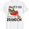 Christmas Funny Let's Go Brandon Republican Santa Holiday Unisex T-Shirt