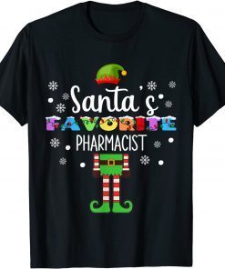 Classic Santa's Fav Elf Pharmacist Christmas for Men and Women T-Shirt