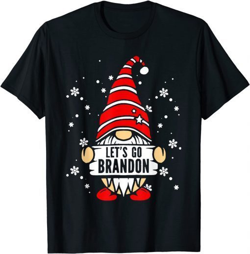 Let's Go Branson Brandon Conservative Anti Liberal Gnome Funny T-Shirt