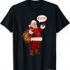 Funny Santa Let's Go Brandon Gift Tee Shirts