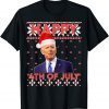 Funny Happy 4th Of July Santa Hat Joe Biden Ugly Christmas 2021 TShirt