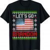 T-Shirt Let's Go Brandon Anti Liberal Ugly Christmas Sweater