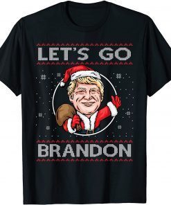 Trump Let's Go Brandon Ugly Christmas Unisex TShirt