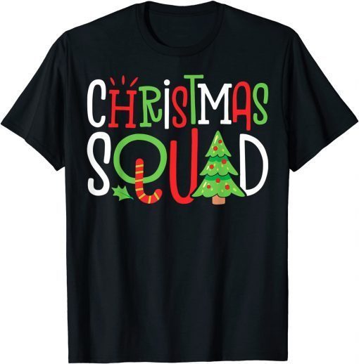 Christmas Squad Funny Xmas Tree Family Matching Pajamas Boys T-Shirt