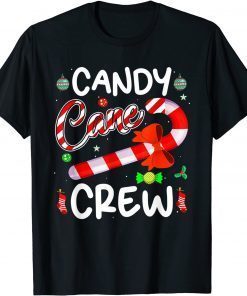 Candy Cane Crew Funny Christmas Candy Lover X-mas T-Shirt