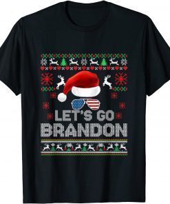 T-Shirt Merry Christmas Let's go Branson Brandon Ugly Sweater Style