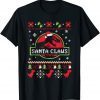 T-Shirt Santa Dinosaur Ugly Christmas Sweater Xmas