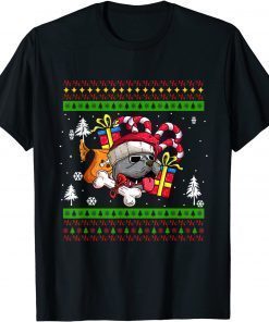 Dachshund Christmas Ornament, Cute Dog with Santa Hat T-Shirt