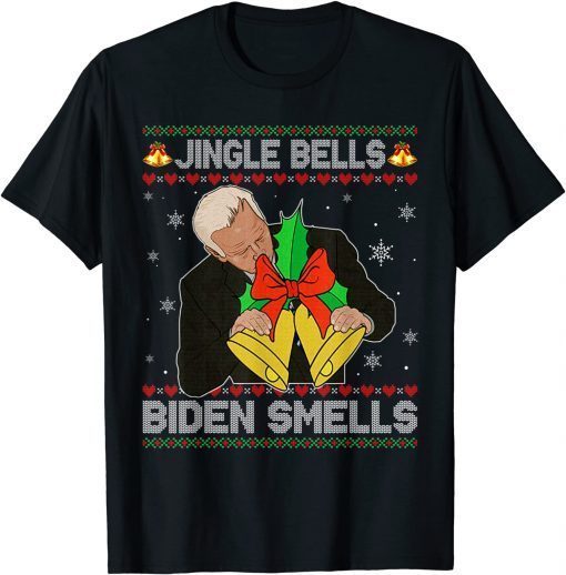 Funny Anti Biden Funny Joe Biden Republican Christmas Ugly Sweater TShirt