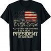 Gun USA Flag All I Want For Christmas Is A New President 2022 T-Shirt