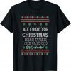 2022 Trump Christmas Biden Ugly Christmas Sweater Funny Political Classic T-Shirt
