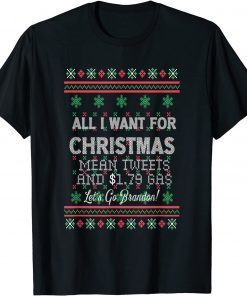 2022 Trump Christmas Biden Ugly Christmas Sweater Funny Political Classic T-Shirt
