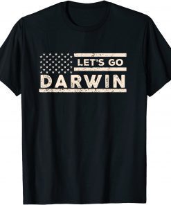 Classic Lets Go Darwin US Flag Vintage 2022 Tee Shirts