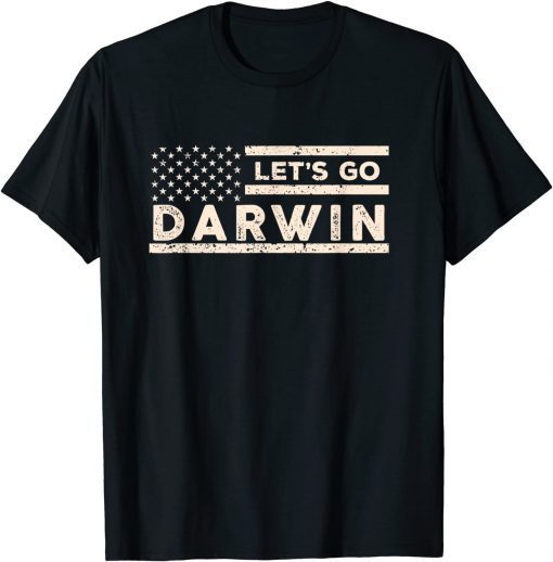 Classic Lets Go Darwin US Flag Vintage 2022 Tee Shirts