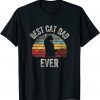 Funny Best Cat Dad Ever Cats Lovers T-Shirt