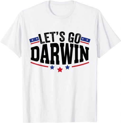 Let’s Go Darwin Vintage Unisex Tee Shirts