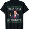 Classic Trump Ugly Christmas Sweater Feliz Navi Trump Republican T-Shirt