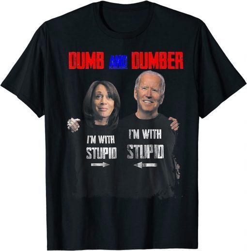 Funny Dumb And Dumber Biden 2022 T-Shirt