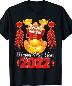 Official Happy New Year 2022 Cute Lunar New Year Chinese Tiger Year T-Shirt