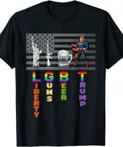 Classic Let's Go Biden LGBT Pro Trump 2024 Flag Anti Joe Biden Shirts