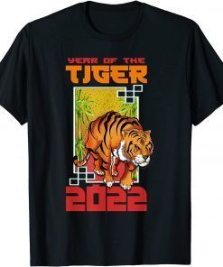 T-Shirt Chinese New Year Tiger Happy Vietnamese Lion Zodiac 2022