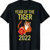 2022 Year Of Tiger Lunar Happy New Year Chinese Zodiac Kids T-Shirt
