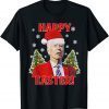 Happy Easter Joe Biden Santa Confused T-Shirt