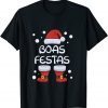 T-Shirt Boas Festas Portuguese Christmas Santa Merry Xmas Portugal