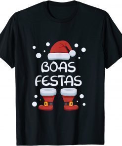 T-Shirt Boas Festas Portuguese Christmas Santa Merry Xmas Portugal