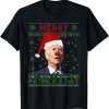 T-Shirt Merry Happy Patrick's Day Funny Biden Ugly Christmas Gift