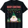 2022 Merry Christmas Pug Gift Tee Shirts