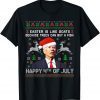 Santa Joe Biden Happy 4th of July Ugly Christmas Sweater Men Unisex T-Shirt