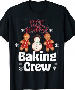 T-Shirt CNE Nurse Baking Crew family matching Christmas