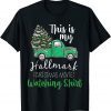 Christmas This Is My HaLlmarks Movie Watching T-Shirt