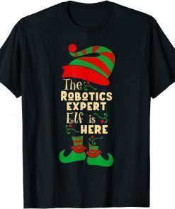 Robotics expert Elf Christmas Matching Family Christmas T-Shirt