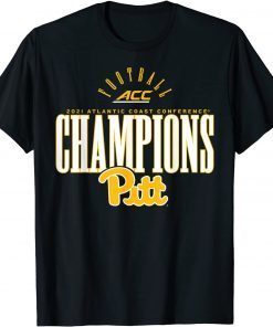 Official Fanatics Pitt 2021 ACC Football Conference Champions T-Shirt