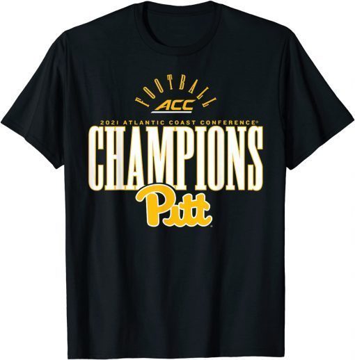 Official Fanatics Pitt 2021 ACC Football Conference Champions T-Shirt