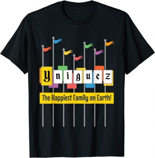 Yniguez Happy Vacation Flags Gift Tee Shirts