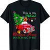 Mens Christmas This Is My HaLlmaRks Movie Watching Funny Tee Shirts