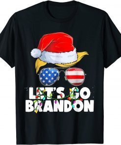 T-Shirt Let's Go Brandon Chant Funny Christmas Santa Patriotics