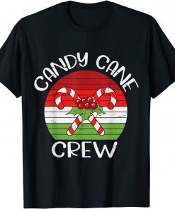 2022 Candy Lover christmas Candy Cane Crew Funny X-mas T-Shirt