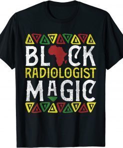 Afro Black Radiologist Magic Apparel, African Radiology Tech T-Shirt