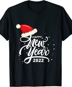 Official Happy New Year White 2022 Christmas Xmas Gift T-Shirt