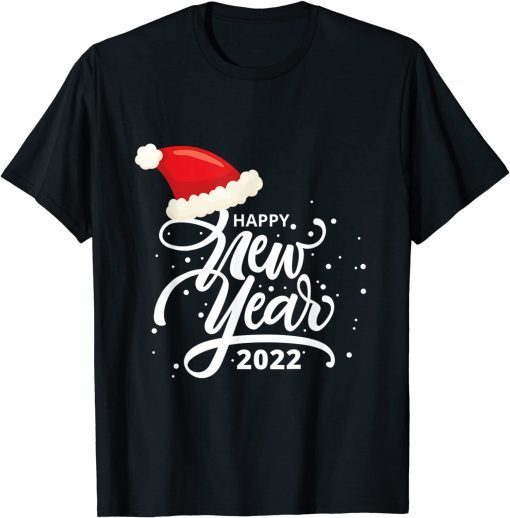 Official Happy New Year White 2022 Christmas Xmas Gift T-Shirt