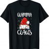 2022 Glamma Claus Christmas Pajama Xmas T-Shirt