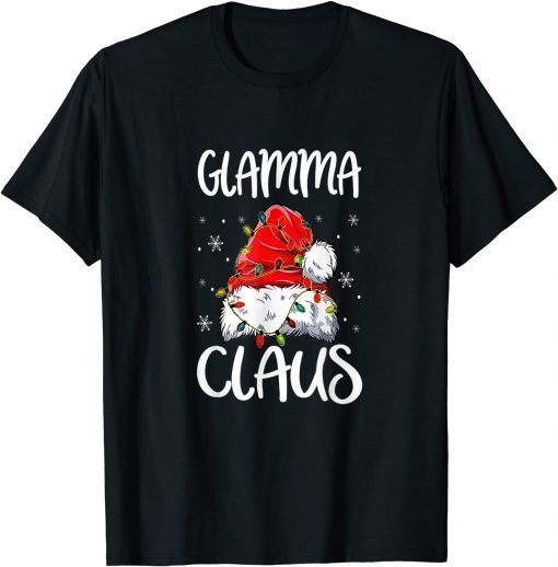 2022 Glamma Claus Christmas Pajama Xmas T-Shirt